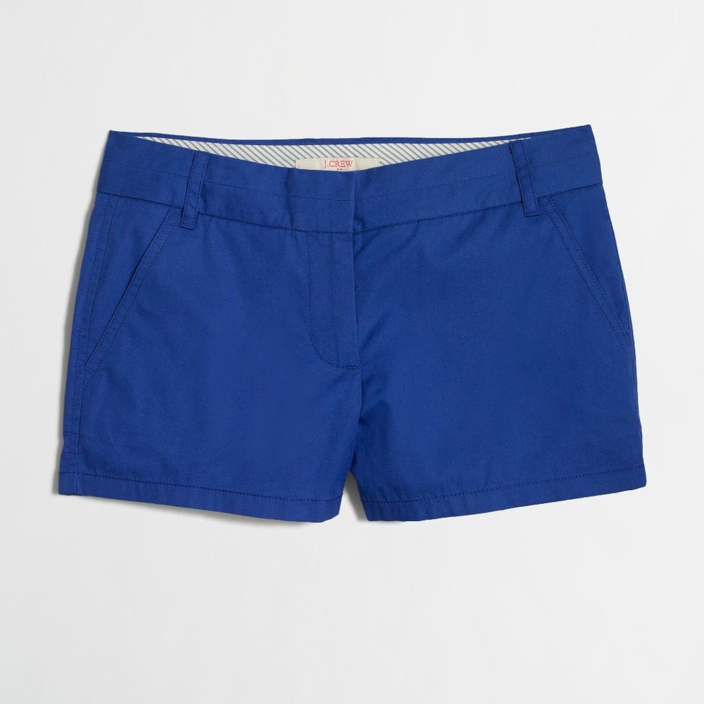 J. Crew Royal Blue Chino Shorts